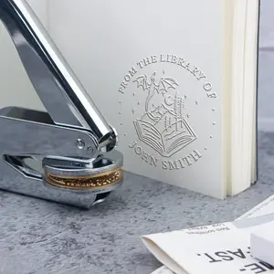 Book embosser personalized /library embosser /custom embosser / library embosser /From the Library of /Book Lover Gifts