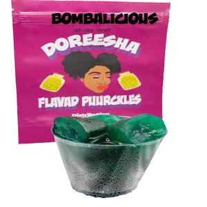 Doreesha FLAVAD Puurckles -BOMC- BOMBALICIOUS  Sweet Tangy Sour Snack BERRY  Flavored Chunks Made with Vinegar & Artificial Flavors