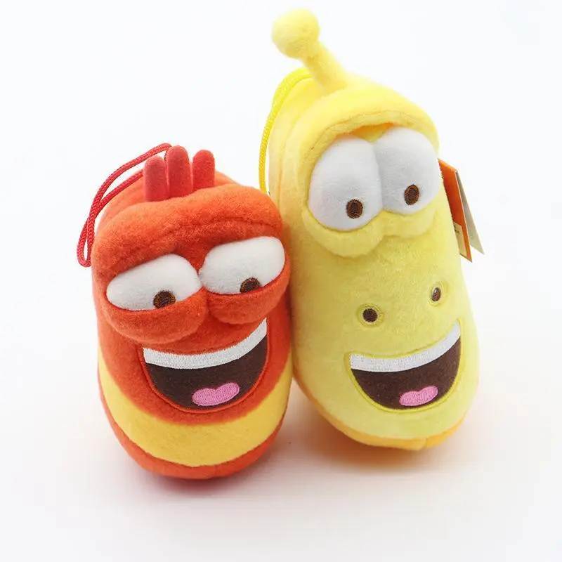 9/17CM Anime Movie Insect Slug Creative Larva Plush Toy Stuffed Soft Cartoon Pillow Home Decor Plushie Toy Girl Birthday Gift, House Decoration