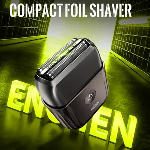 Shavers for Men, Mini Razor, Compact Face Shaver, IPX7 Waterproof Wet Dry Fathers Day Gift Steel Facial Smart Living Titanium