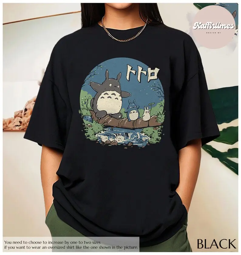 My Neighbor Totoro Shirt, Studio Ghibli Shirt, Totoro Shirt, Studio Ghibli Fans Shirt, Totoro Shirt, Miyazaki Hayao