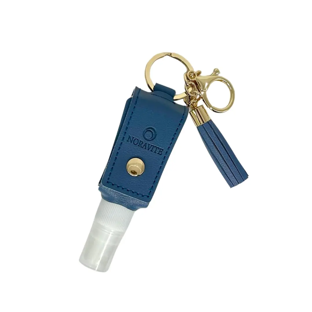 Noravite AgeDelay Multi-Vitamin Oil Keychain - Intensive Skin Tightening Oil & Moisturizer - Nourishes Protects & Rejuvenates - Antioxidant Serum w/Vitamin E Omega 3 6 9 & Seaweed - 30ml Limited Edition Accessory