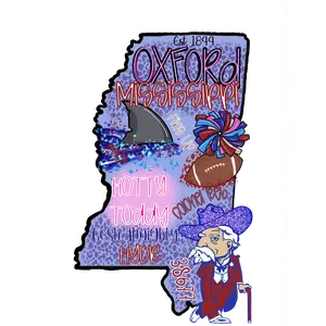 Preppy Ole Miss Tee