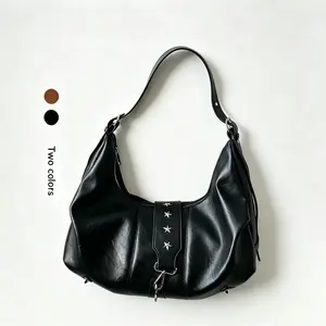 2026 New High Texture Dumpling Bag Large Capacity Retro Shoulder Crossbody Bag Casual Trendy Versatile Daily Outdoor Women Fashion Handbag
