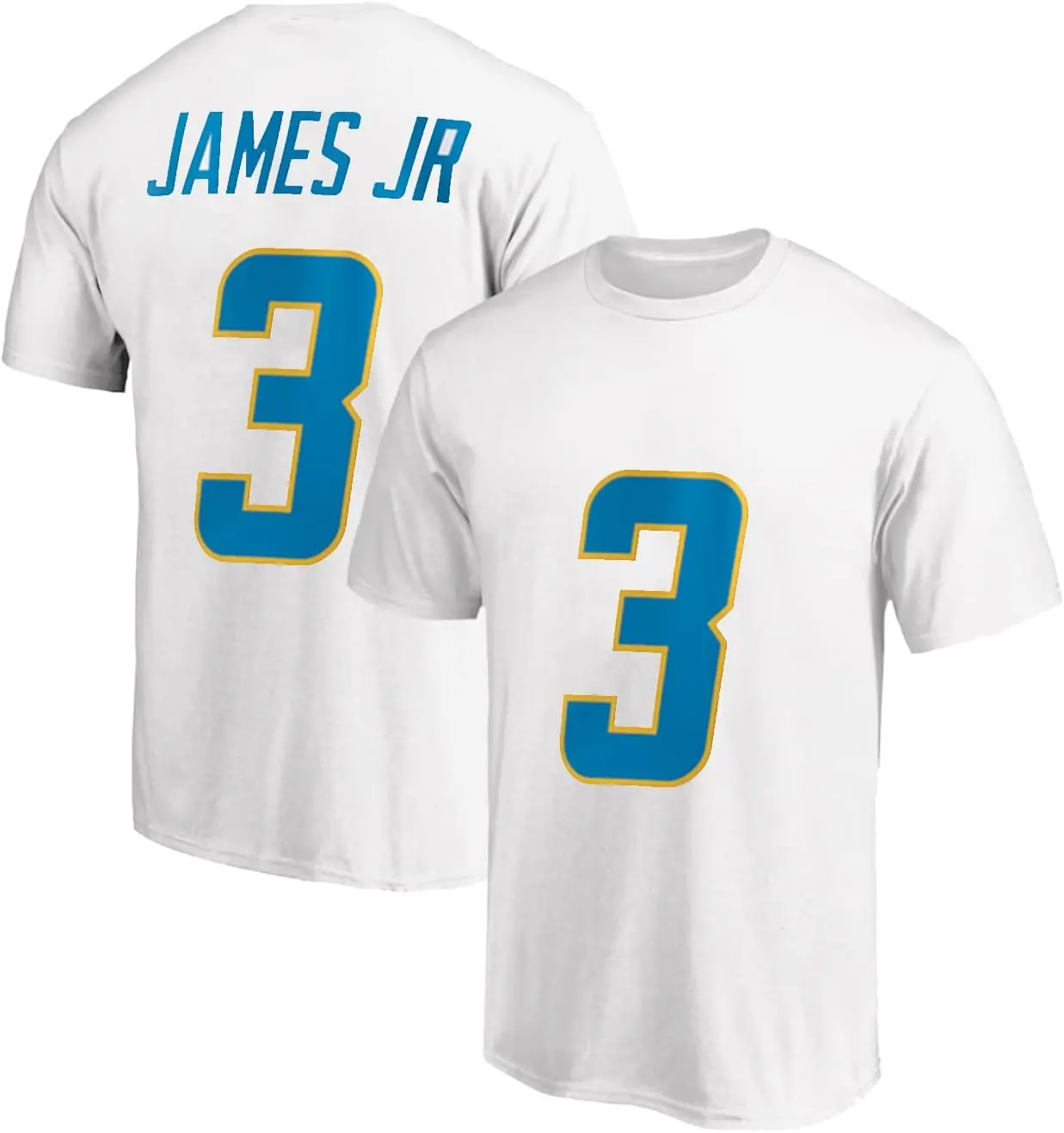 Derwin James Jr. Los Angeles Football T-Shirt Cotton Jersey 100% Cotton