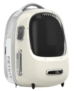 PetKIT Breezy Dome 2 - Smart Backpack Cat Carrier - With Adjustable Heating and Cooling, Lighting System, Harm-Proof Plastic