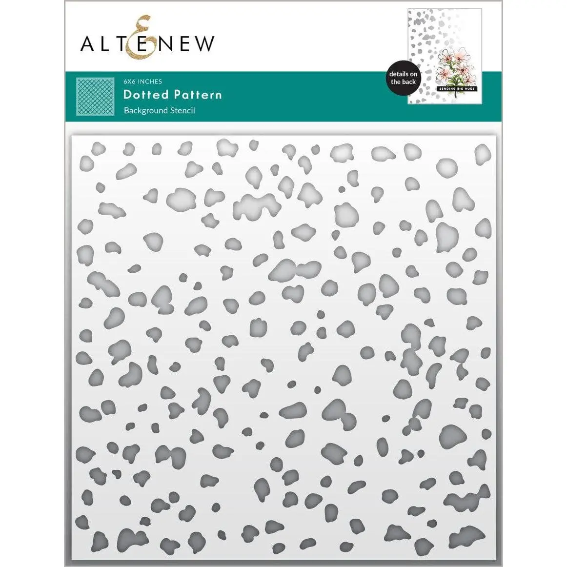 Dotted Pattern Background Stencil