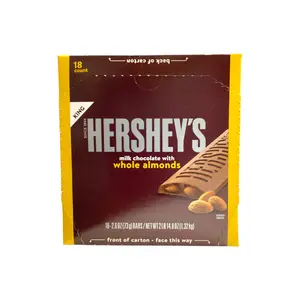 HERSHEY'S MILK CHOCO W /ALMOND KING SIZE 18 BARS