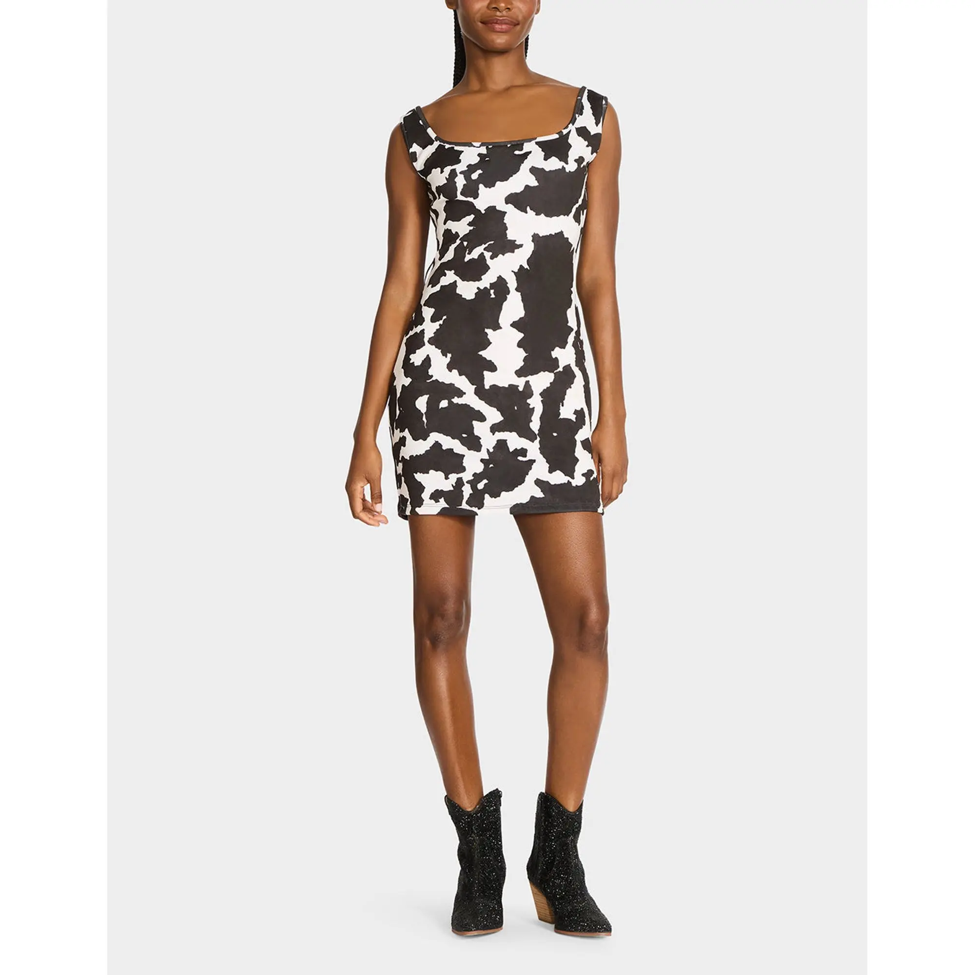 betsey johnson black and white dress Betsey Johnson Dress Womens 0 Black Gray Lace Silk Sleeveless Midi Floral Trim