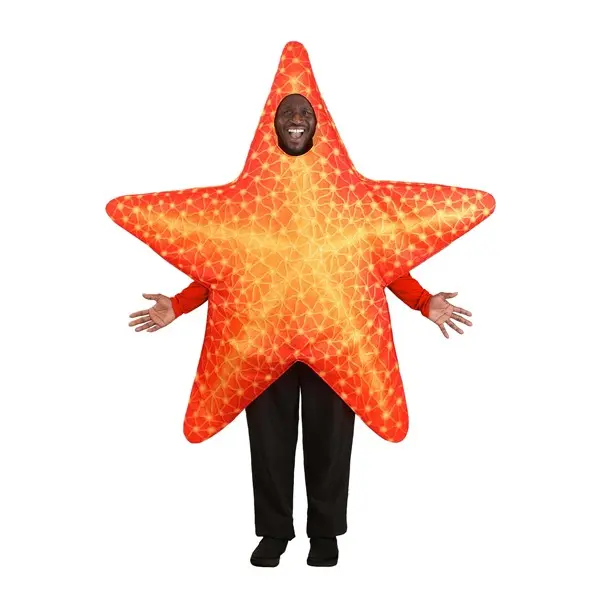 Orange Starfish Adult Costume