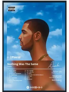 Drake - Nothing Was The Same Bundle Album Poster Print, No Frame