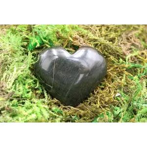 Nephrite Jade Heart (nj-02) - Natural Stone for Home Decor