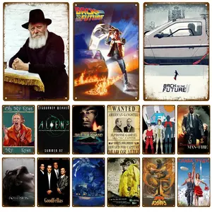 Movie Film Tin Sign Cinema Vintage Metal Sign Plaque Poster Wall Decor Pub Bar Man Cave Club Decoration Art Aesthetic Gift Plate