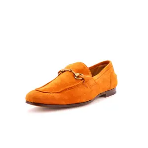 Pre-owned Gucci Men's Jordaan Loafers Suede by Rebag