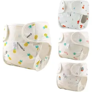 4 PCS Baby Diapers Underwear for 17-24 Inch Reusable Diapers Reborn Babys Accessories Fits Baby