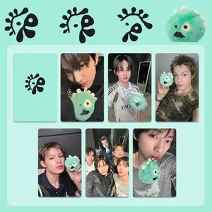 KPOP CORTIS Ver. Sets Cartoon Plush Ball Pendant With 6Pcs COLOR OUTSIDE THE LINES Album Photocards MARTIN JAMES Fans Gift