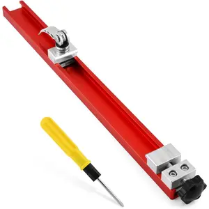 Circular  Guide Rail Fits 12"  Base,  Precision Adjustable  Machine Base Guide for Woodworking, Electric Circular Guid-e Clamp for  and Milling Tasks