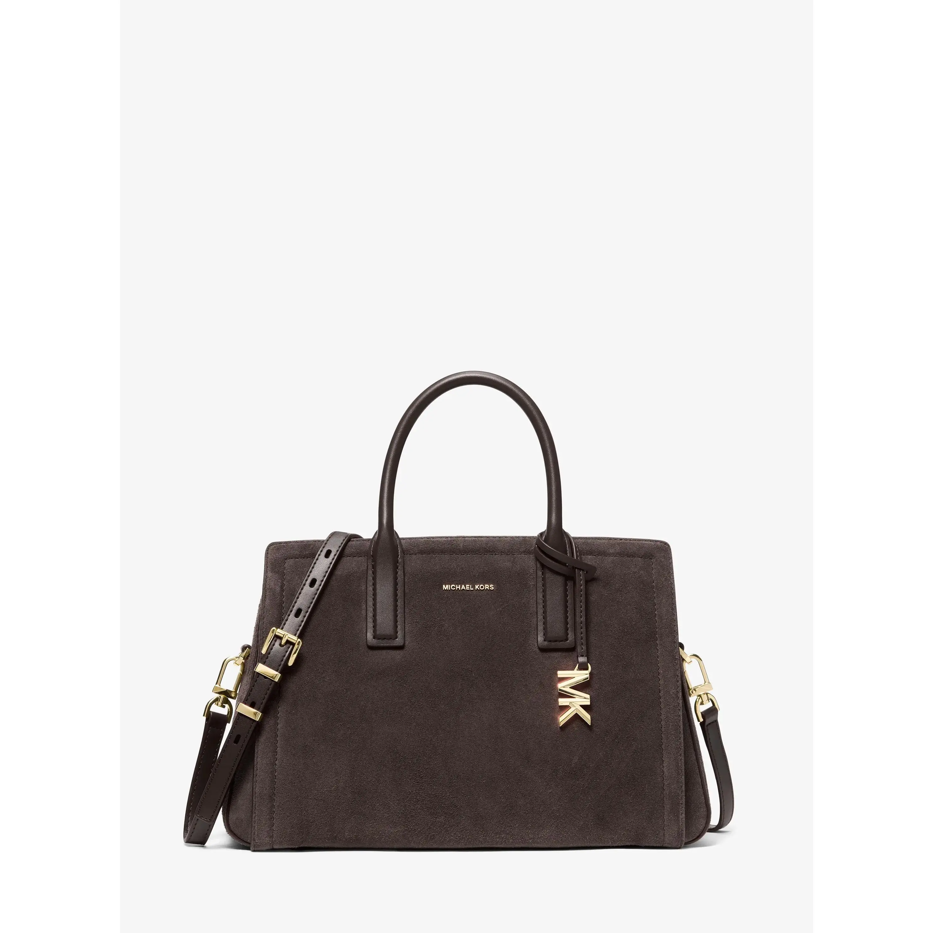 Laila Medium Suede Satchel