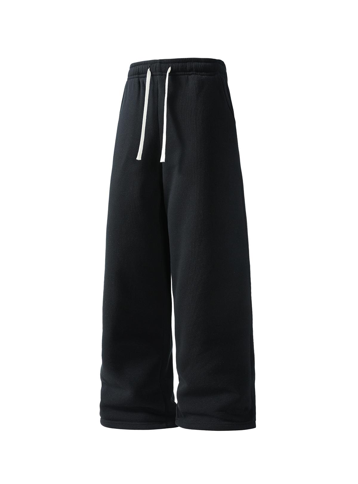 2-pack men’s long pants, men’s casual long pants, men’s loose straight sweatpants.Elastic waistband with drawstring design that doesn’t dig into the waist, loose straight cut, versatile and flattering for all body types.Available in multiple colors, simpl