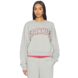 Frankies Bikinis Travel Day Crewneck Pullover in Cozy