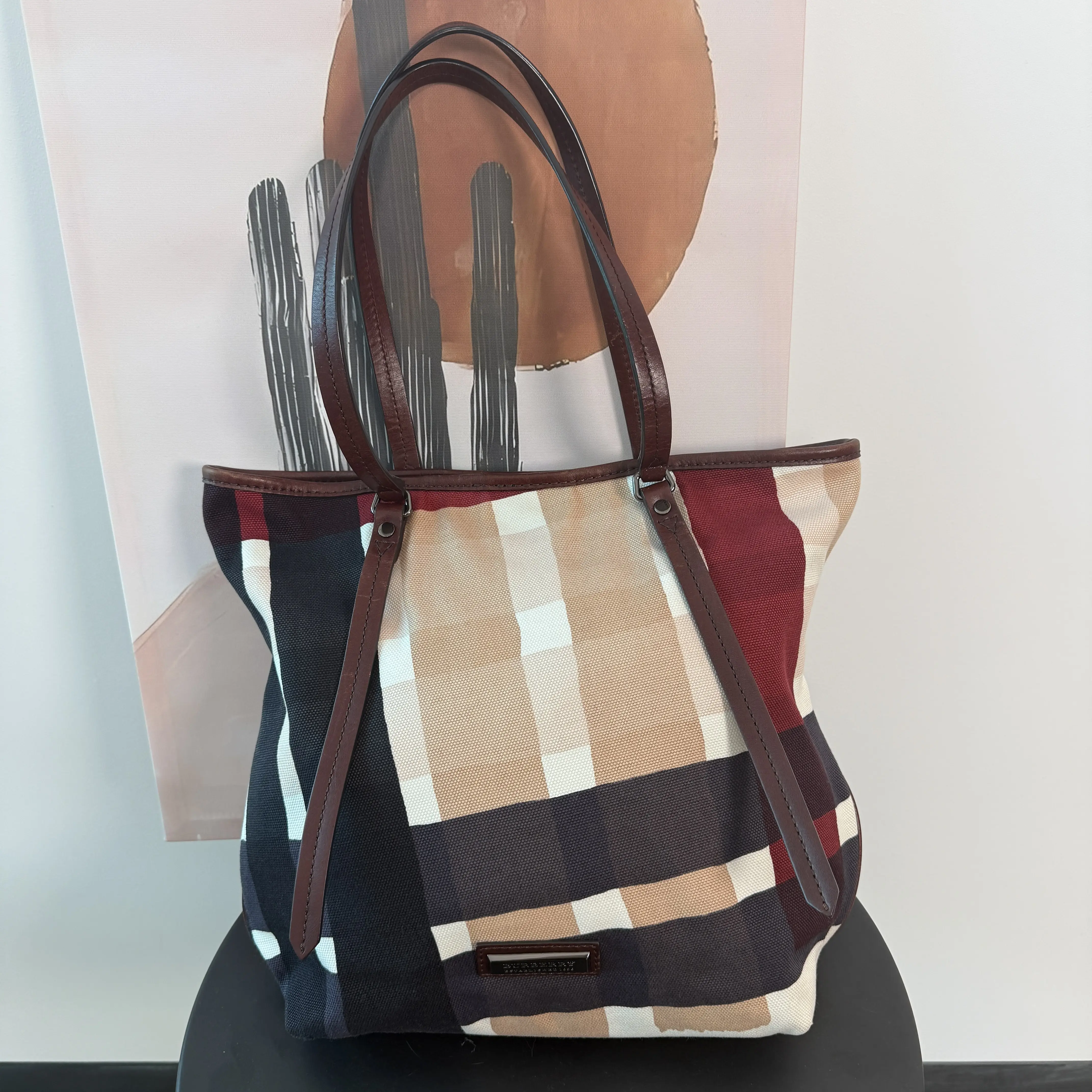 Pre-owned BURBERRY canvas Shoulder Bags tote bag
