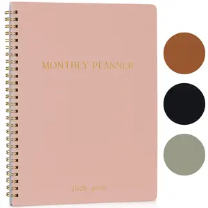 Beautiful 2025-2026 Monthly Planner and Calendar Book - Aesthetic To Do List Notebook That Easily Organizes Your Tasks - Runs From 1/2025 To 12/2026