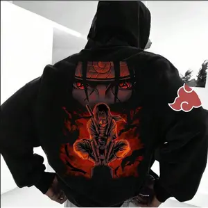 #Naruto #Itachi Unisex Anime Back Print Hoodie, Anime Color Shirt, 2025 Sweatshirt Menswear Top, Anime Lover Gift Fan