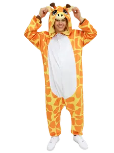 Safari & Forest Animal Onesie Costume for Unisex Adult - Wild Animal Costume Sleepwear for Halloween, Cosplay & Loungewear