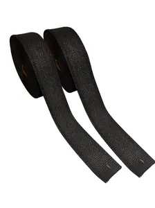 2 Pack Thermo-Tec Black Auto Exhaust Wrap High Temperature Header Wrap 2" x 50' Roll Heat Wrap Graphite TCT Coating