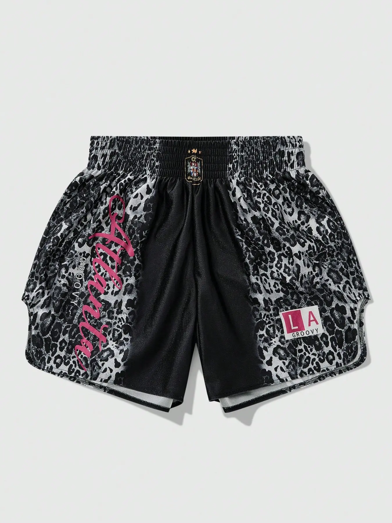 Men's Regular Fit Leopard Print Boxing Shorts, Casual Breathable Lightweight Shorts for Summer, Men's Bottoms for Daily Wear, Breathable Athletic Shorts, Sporty Shorts, Breathable Printed Shorts