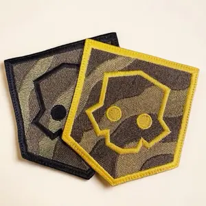Helldivers Viper Commandos Fabric Patch, 3.39x3.88in, Iron-On/Sew-On/Hook Backing, Durable Stitching, Bold Colors, Gamer Collectible for Backpacks