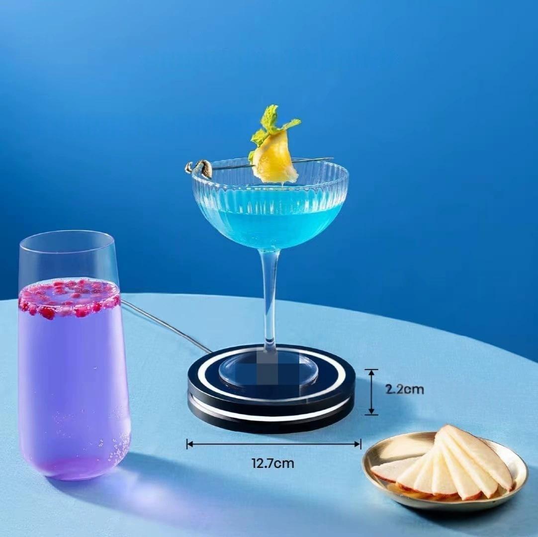 Intelligent Cocktail Coaster Adjustable Color Cup Mat