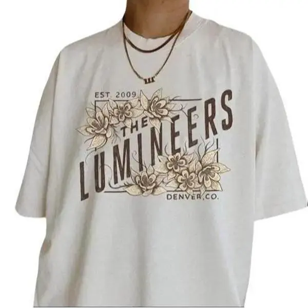 Vintage Lumineers Ets 2009 T- - Cleopatra  - Gothic Angels Floral Fairy Band Tee Shirt