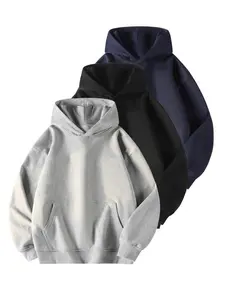 Men's Casual Versatile Hoodie - Soft Comfortable Round Neck Long Sleeve Pullover for Daily Wear & Summer Outings Classic Clothes Sweatshirts