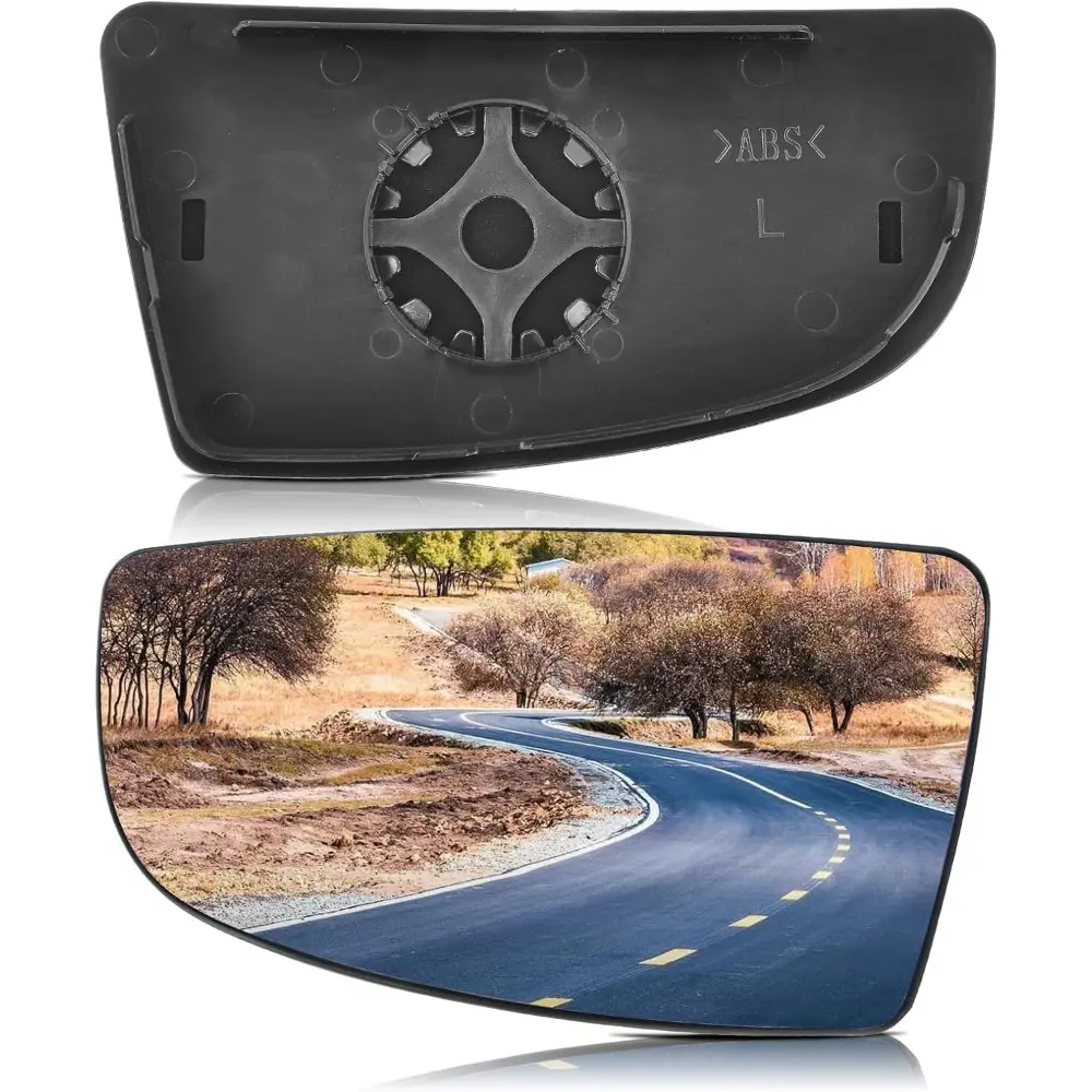 Automotive Replacement Left Driver Side Lower Convex Mirror Glass with Backing Plate, Car Accessories for Ford Transit T150,250,350 (2015-2023 MK8), Exterior Accessories for Car