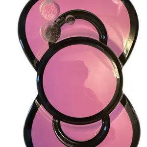 JUNK IPHONE CASE Bow Shaped - Pink Color, Black Background, Includes Multiple Covers iphone max