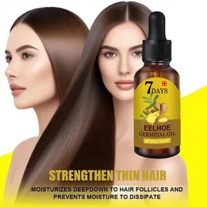 Ginger Hair Thickening Serum Oil, 7-Day Scalp & Root Nourishing Hair Care, Plant Extract Formula for Men & Women, 40ml