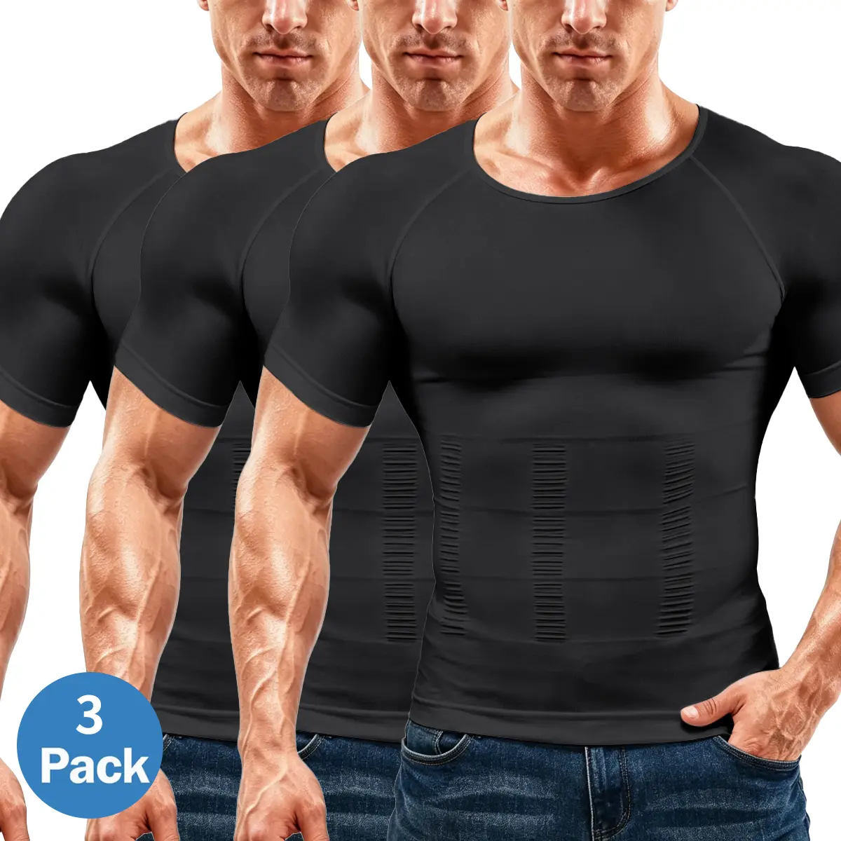 Black (3 Pack)