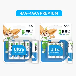 （Free gift）included with your order if you meet the purchase requirements----Long-Lasting EBL Alkaline Batteries - 4 AA & 4 AAA Combo (8-Pack), 10-Year Shelf Life, for Toys/Remotes/Electronics