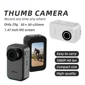 Mini Action Camera with 64GB Memory Card, 1080P Full HD Waterproof Wearable Recording Camera, Perfect for Sports & Daily Use