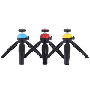 PULUZ Mini Tripod Portable Compact Stabilized Shooting Support Phone Selfie 2024 christmas ornament wireless remote smartphone accessory Cellphone