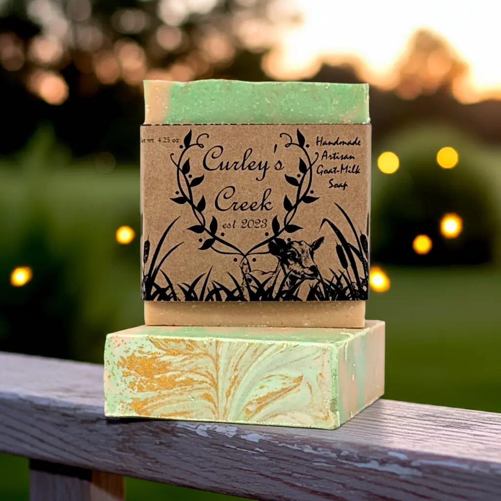 Goat Milk Soap | Lightning Bug | Handmade Natural Skincare | Floral & Amber Glow | Curley’s Creek®