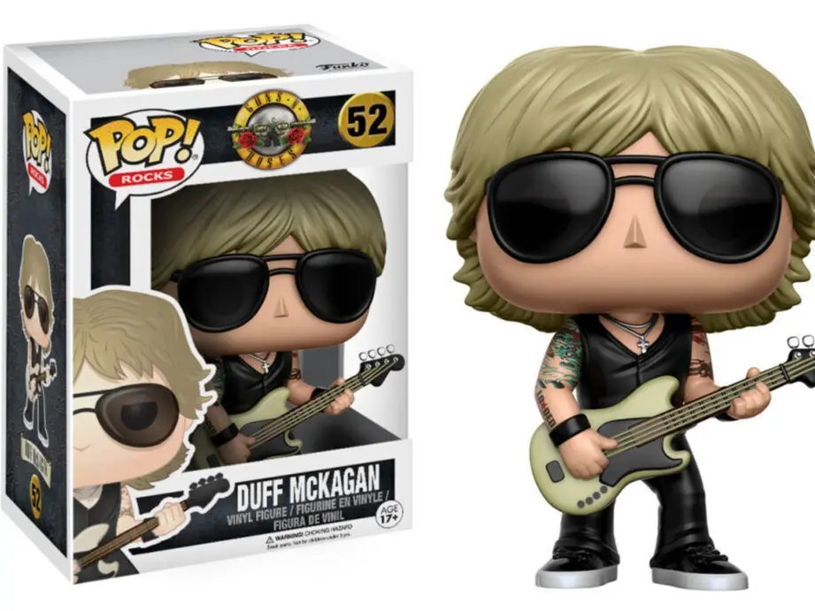 Funko Pop! Vinyl Figure Guns And Roses Duff Mckagan 52 Original
