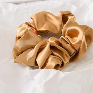 [Not For Sale]Mulberry Silk Large Scrunchies Rubber Bands Hair Ties Gum Elastics Ponytail Holders For Women Girls Colors Shipped Randomly