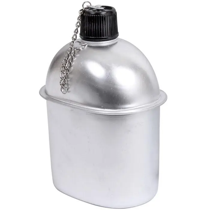 Aluminum Military GI Style 1 Quart Canteen Aluminum Military GI Style 1 Quart Canteen