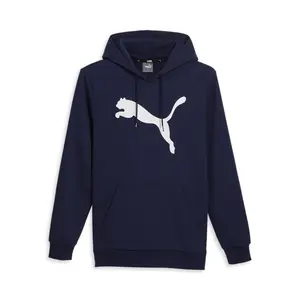PUMA Mens Cat Logo Hoodie Casual Outerwear Casual Hoodie Drawstring - Blue