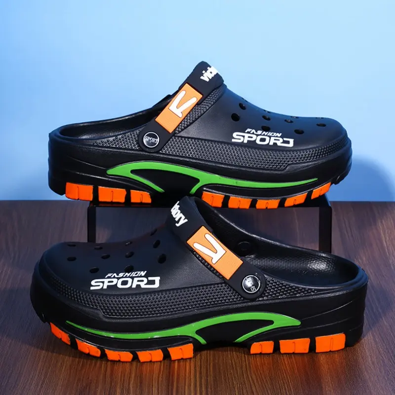 Men's Breathable Casual Sandals - Non-Slip Thick-Sole Footwear, Summer Fashion Shoes for Outdoor Use, Outdoors
