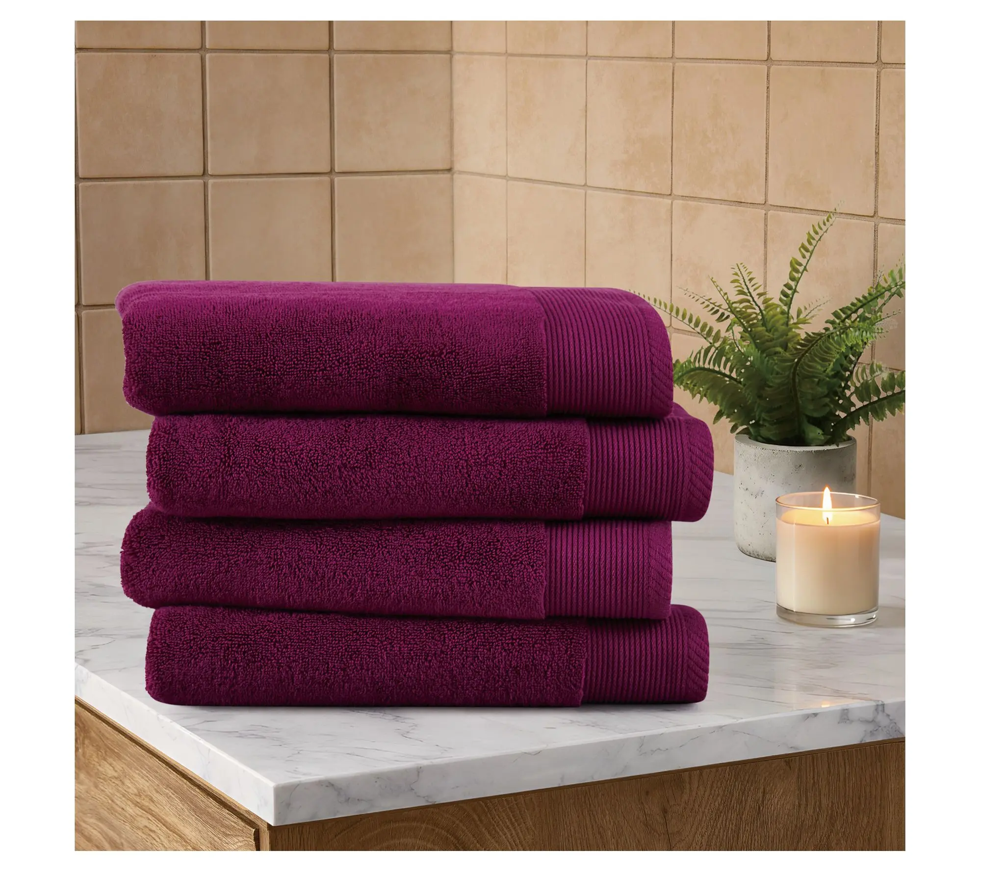 Cannon Heritage 4 Pack Bath Towel Set