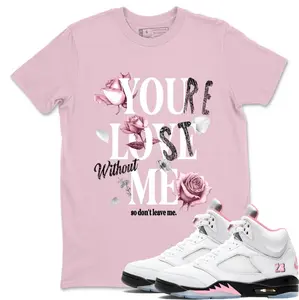5 Pink White Black Medium Soft T Shirt Match You Love Me, Jordan 5 35th Anniversary Shirt, Sneakerhead Outfit Shirt, 100% Cotton, Casual Everyday Wear