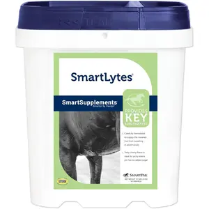 Horse Electrolyte Powder Supplement Encourages Hydration Replenishes Electrolytes No Added Sugar Cherry Flavor 56 Servings 3.7 lb Bucket